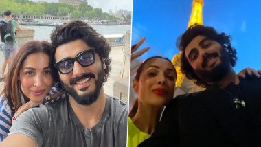 Malaika Arora Shares Awesome Pictures Featuring Eiffel Tower With BF Arjun Kapoor From Their Paris Trip!